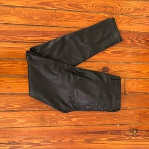 H&M faux leather pants